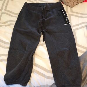 PINK cropped sweatpants